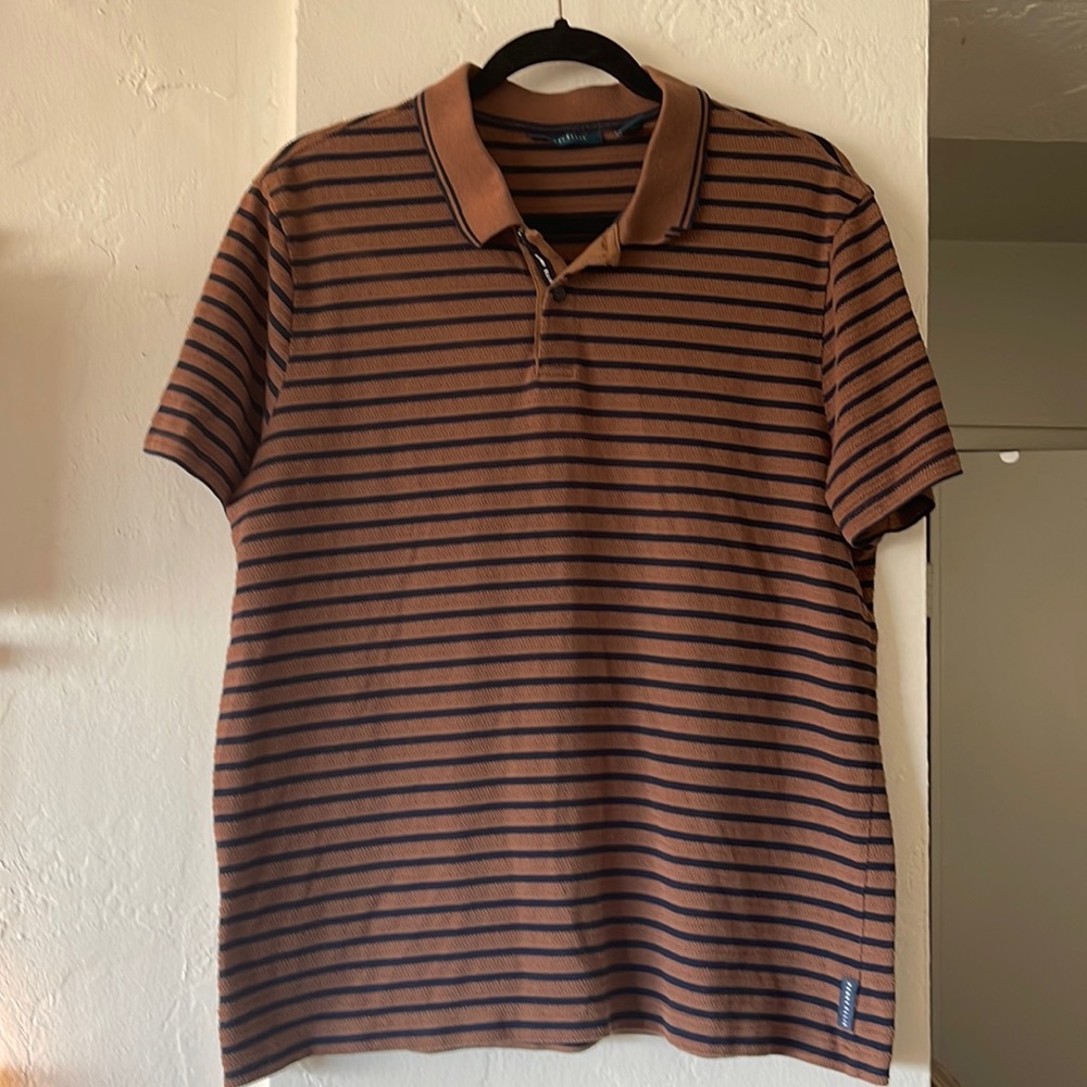 Perry Ellis short sleeve polo, size large